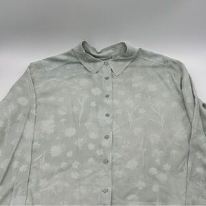 Men’s Orvis Men's Button Down Dress Shirt Oxford Long Sleeve Size XL 100% Silk